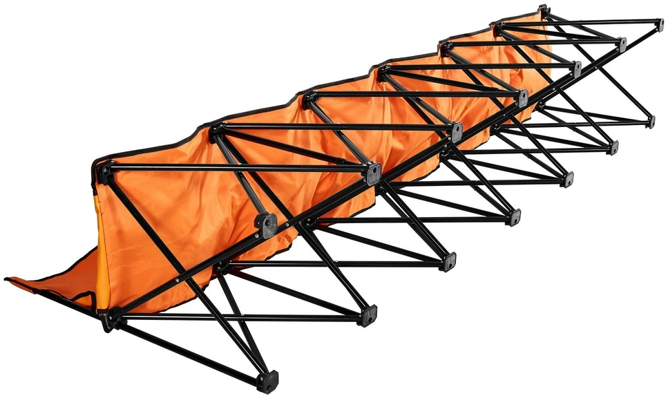 VEVOR Nešiojama sulankstoma suolo kėdutė, oranžinė