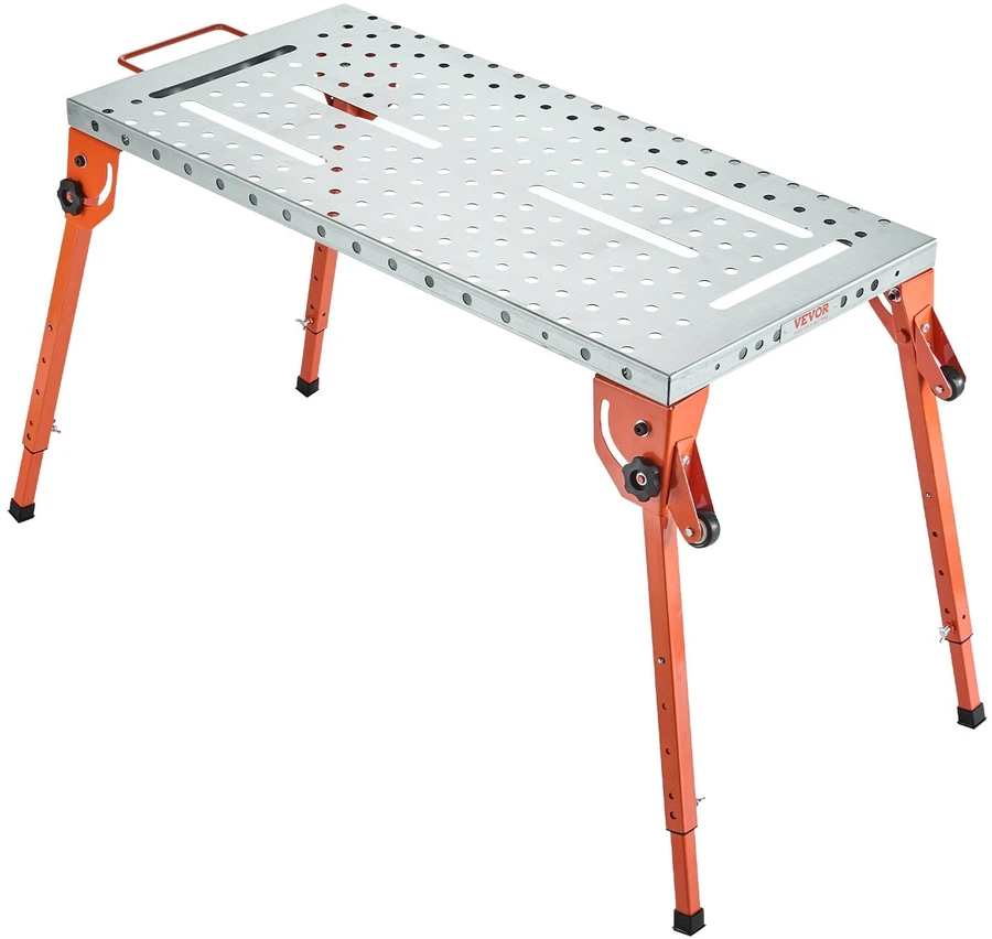 VEVOR Suvirinimo stalas 112 cm x 53 cm su aukščio reguliavimu