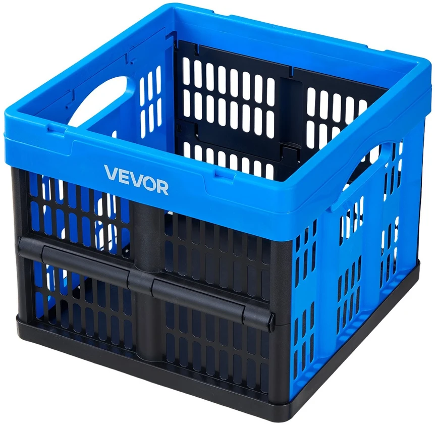 VEVOR Sulankstomos plastikinės daiktadėžės 25 l, 3 vnt.