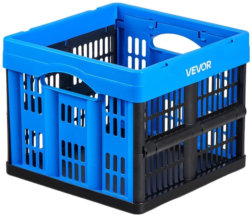 VEVOR Sulankstomos plastikinės daiktadėžės 25 l, 3 vnt.