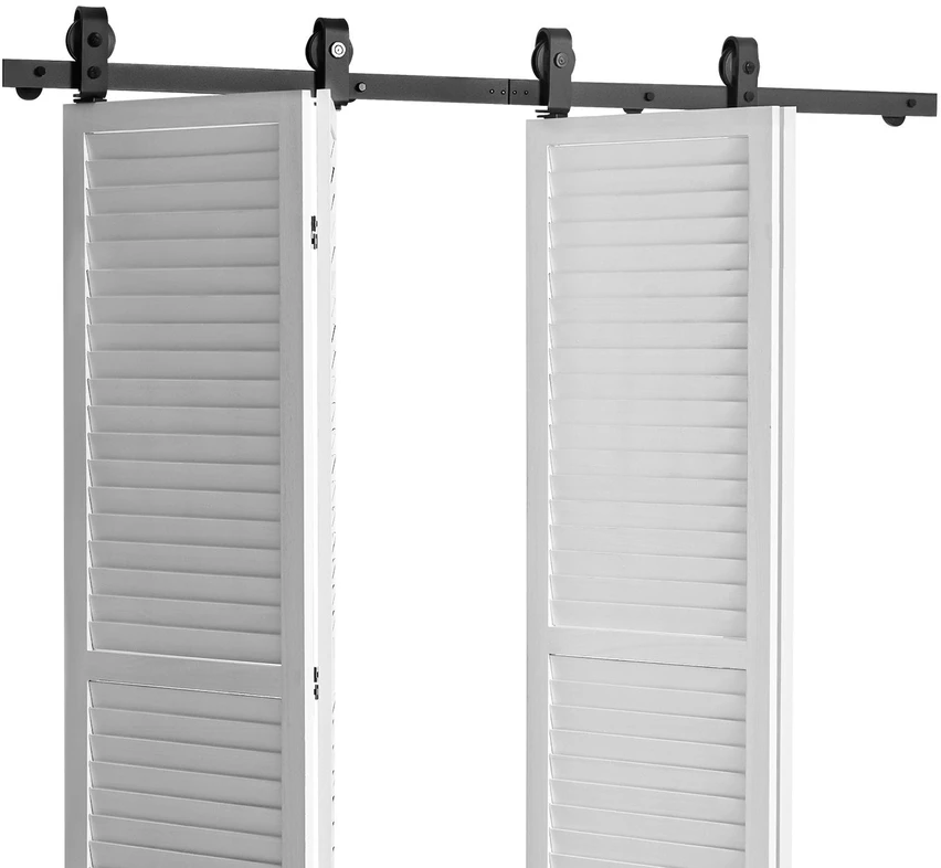 VEVOR Sulankstomo durų bėgių komplektas 193 cm