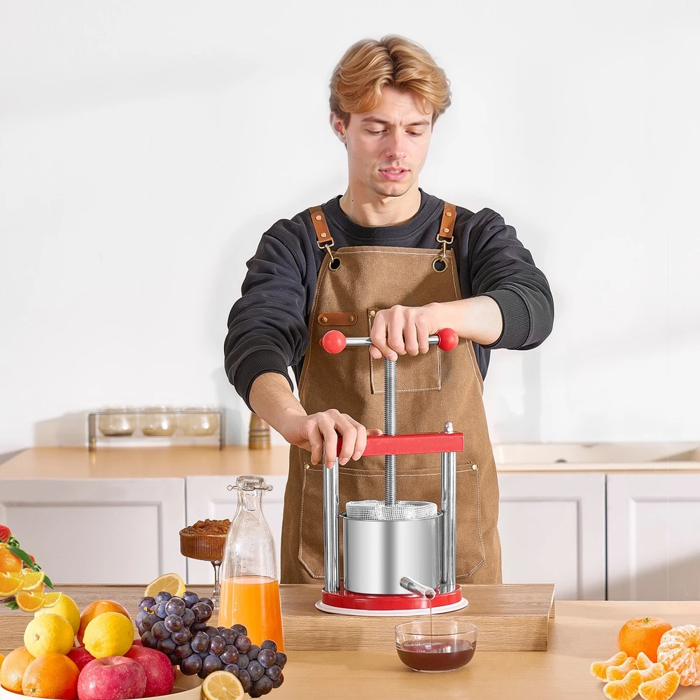 Sulčiaspaudė VEVOR Rankinė vaisių vyno spaudyklė 1.65L