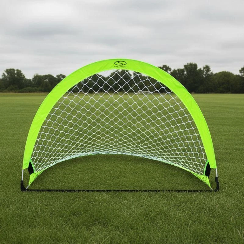 Smj Sulenkiama futbolo treniruočių vartai – neono žalia (M) 120x80x80 cm