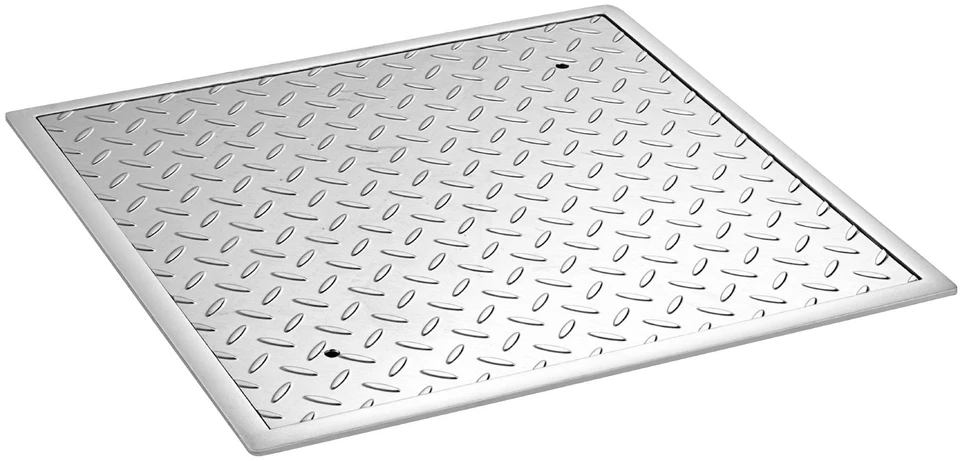 Vevor Kvadratinis šulinio dangtis su rėmu 500x500mm