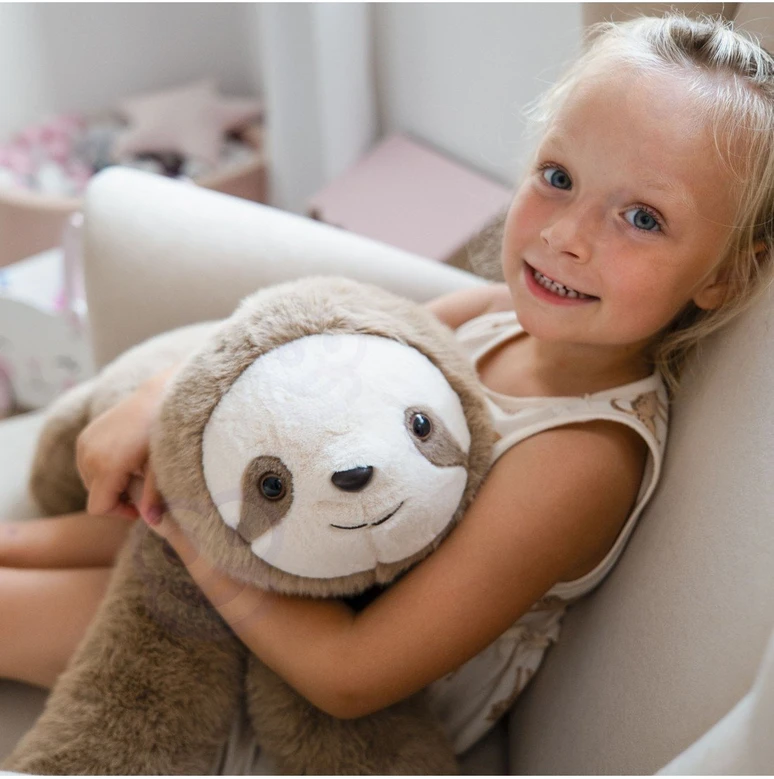 Sunkusis pliušinis tinginys Woopie, 2,5kg, įvairiaspalvis