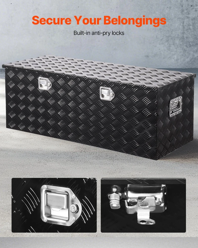 VEVOR 1219x495x444 mm aliumininė įrankių dėžė