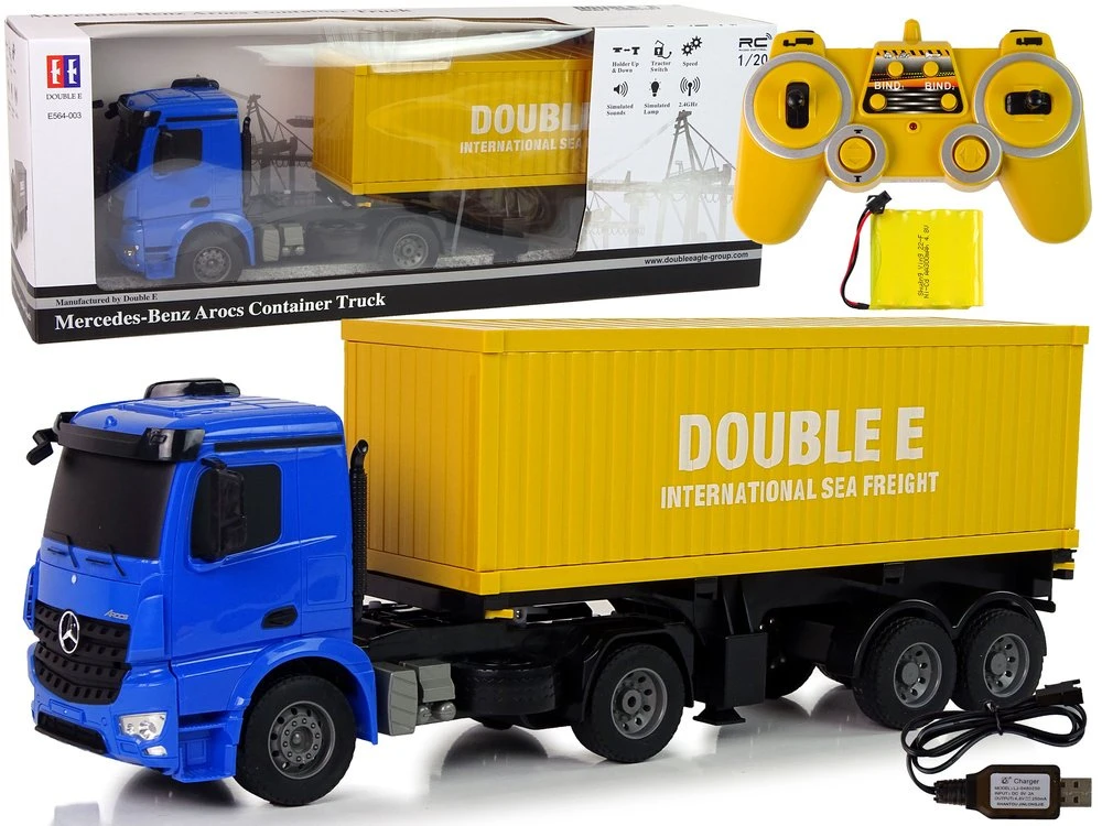 Duża Didelis sunkvežimis RC 58 cm, mėlyna