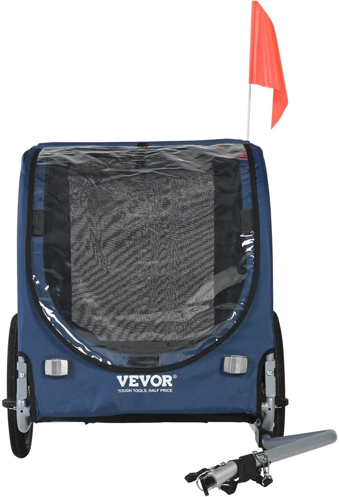 VEVOR Šuns vežimėlis dviračiui iki 45 kg