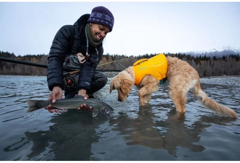 Šuns gelbėjimosi liemenė Ruffwear Float Coat S, geltona