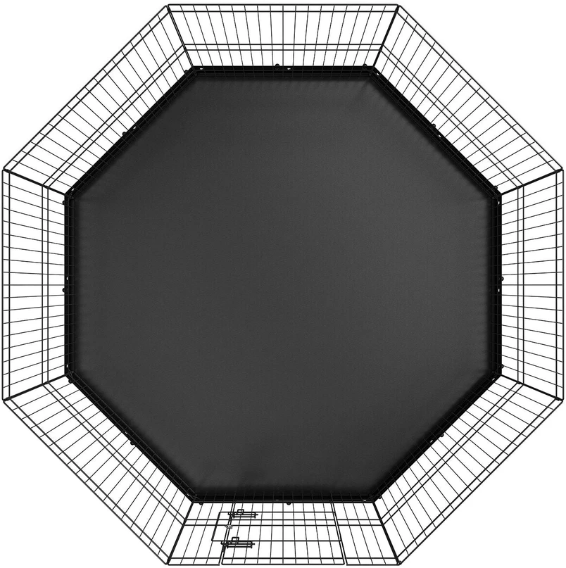VEVOR Šunų maniežas, 8 panelių metalinis maniežas