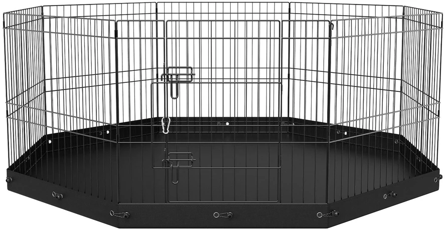 VEVOR Šunų maniežas, 8 panelių metalinis maniežas