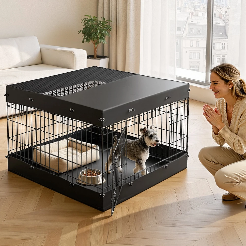 Šunų aptvaras VEVOR SKU4-243604DT, 61 cm aukščio