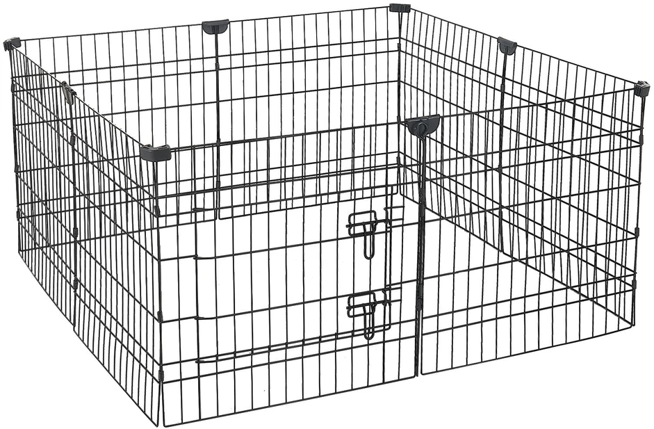 Šunų aptvaras VEVOR SKU5-242408D, 61 cm aukščio, 8 dalys