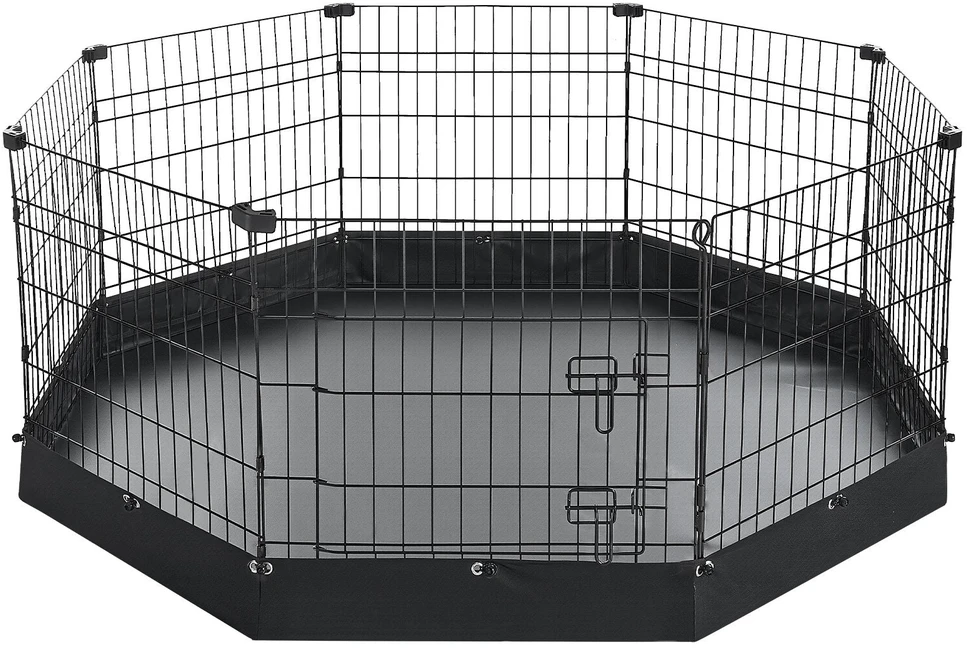 Šunų aptvaras VEVOR SKU5-242408D, 61 cm aukščio, 8 dalys