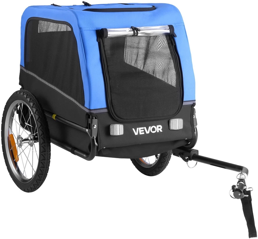 VEVOR Dviračio priekaba šunims, iki 30 kg