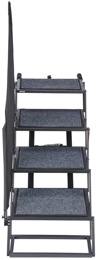 Šunų laipteliai automobiliui VEVOR 508x440-5, 4 pakopos, iki 181 kg