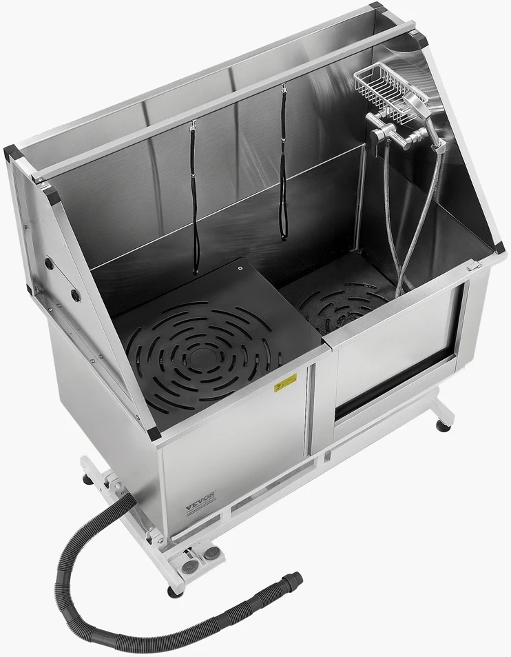 VEVOR Elektrinė šunų vonia su nerūdijančio plieno filtru