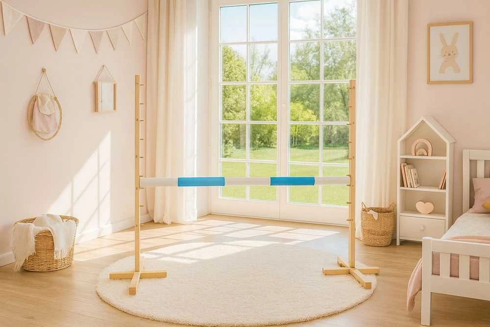 Šuolių kartis šviesiai mėlyna 120 cm Hobby Horse
