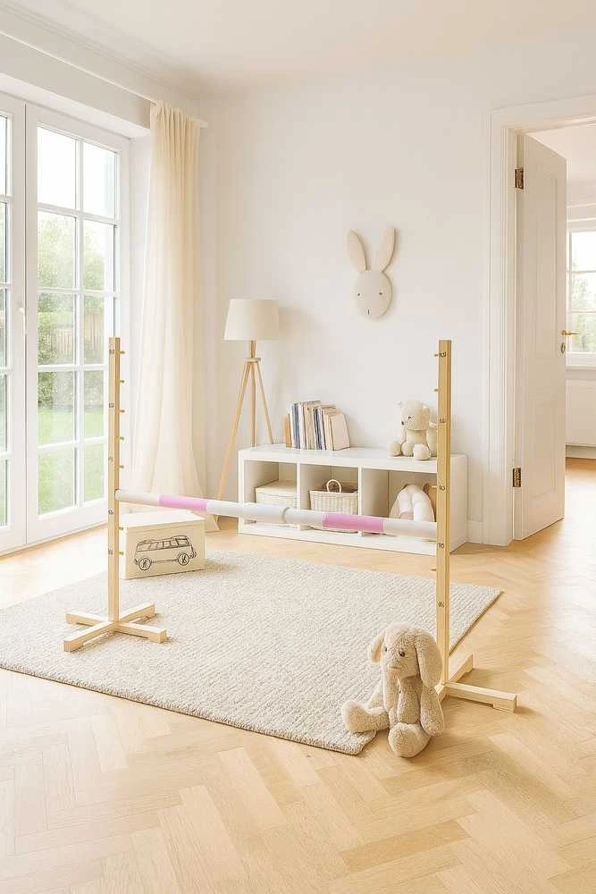 Šuolių kliūtis Hobby Horse šviesiai rožinė 160×120 cm