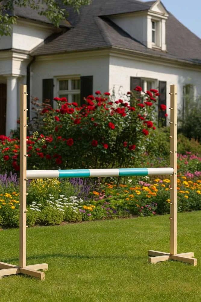 Šuolių kliūtis medinė mėtinė Hobby Horse 120 cm