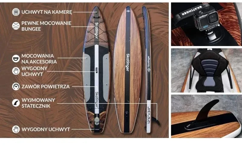 SKATINGER Waverider 380x86x16 turistinė irklentė