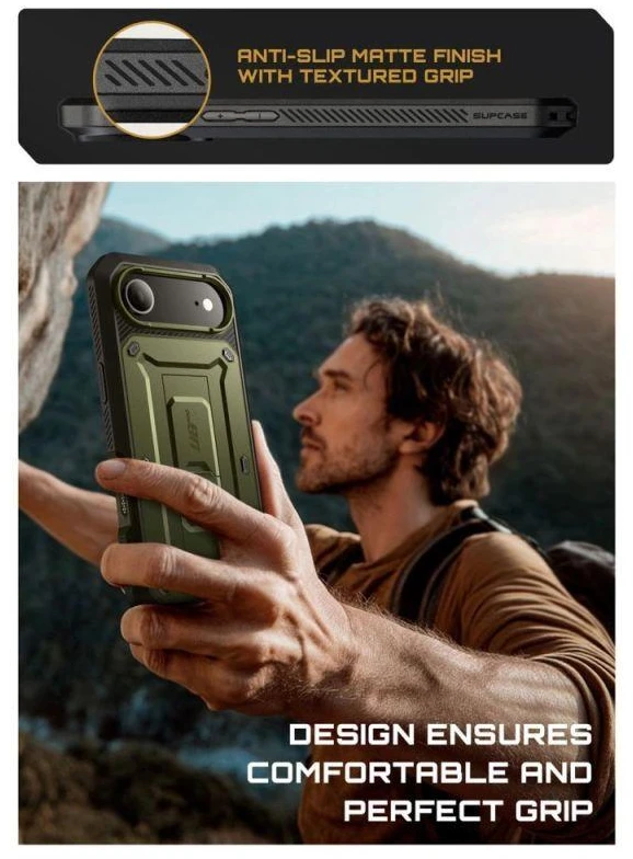 Supcase UB Pro dėklas skirtas iPhone 17 Air – žalios spalvos
