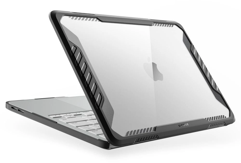 Supcase Unicorn Beetle Pro dėklas MacBook Neo 13" 2026, juodas / skaidrus