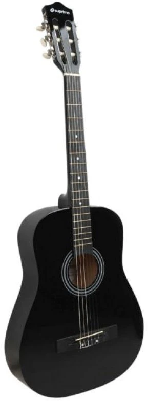 SUPRIMO CGS1 BK - classical guitar 4/4, juodas
