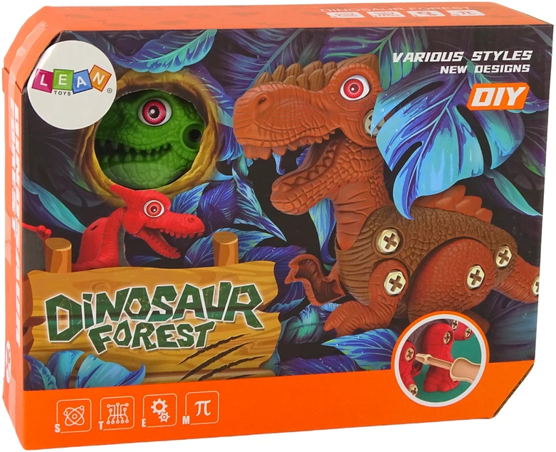 Surenkamas konstruktorius Dinozauras LeanToys