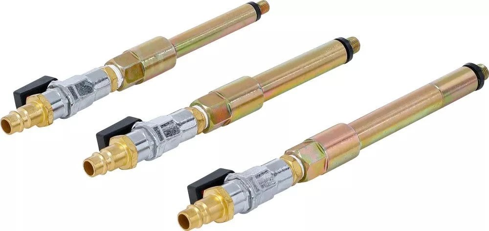 SUSPAUSTO ORO ADAPTERIŲ RINKINYS KAITINIMO ŽVAKIŲ ANGOMS | M8 X 1,0, M10 X 1,0, M10 X 1,25 | 3 VNT. (9519)