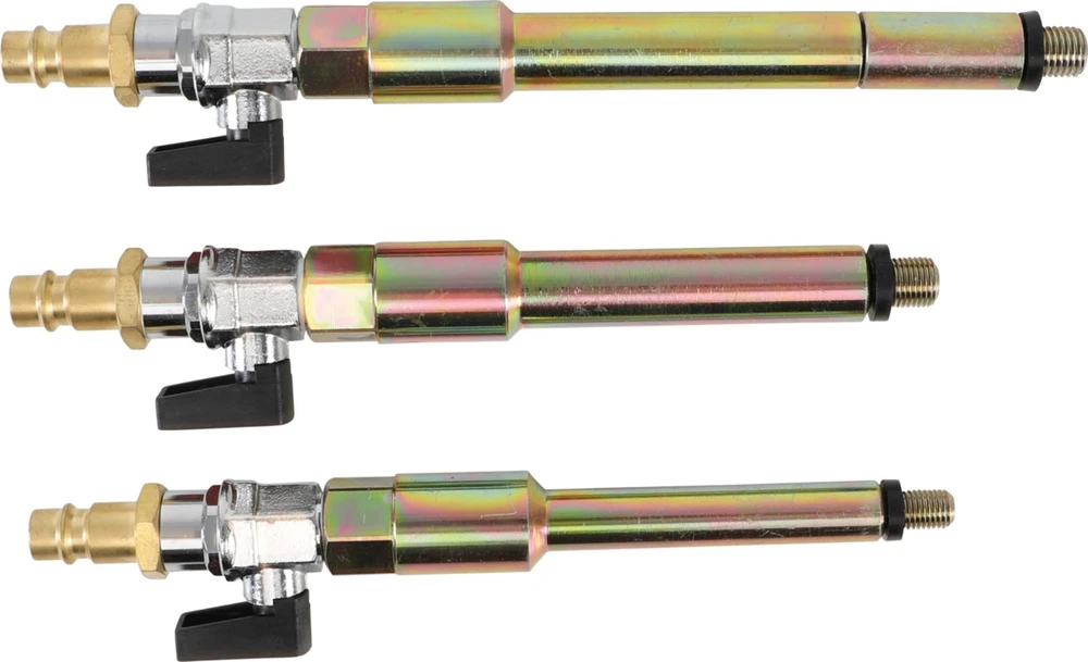 SUSPAUSTO ORO ADAPTERIŲ RINKINYS KAITINIMO ŽVAKIŲ ANGOMS | M8 X 1,0, M10 X 1,0, M10 X 1,25 | 3 VNT. (9519)
