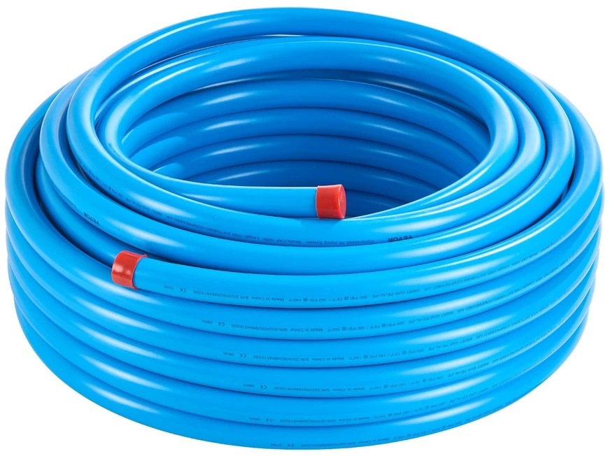 VEVOR oro kompresoriaus vamzdžių rinkinys 3/4'' x 100FT mėlynas