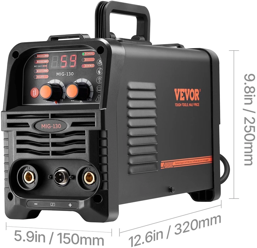 VEVOR 130A 3-in-1 suvirinimo aparatas MIG