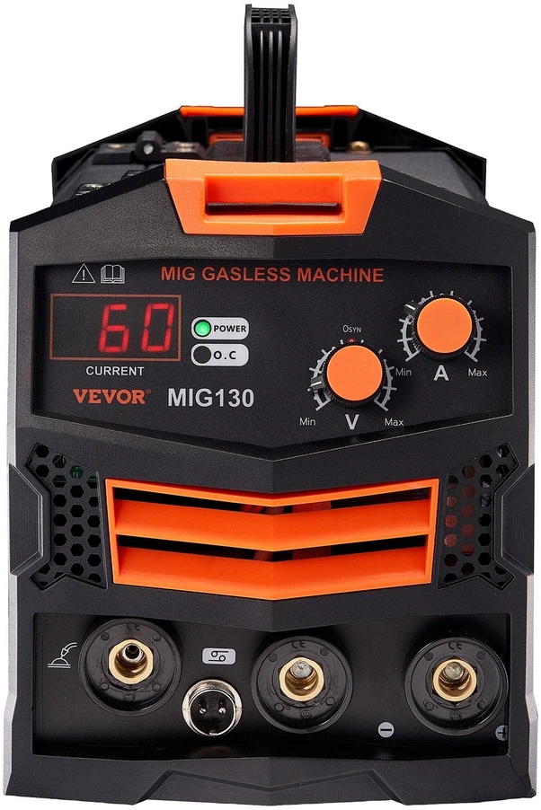 VEVOR 130 A be dujų MIG suvirinimo aparatas su IGBT