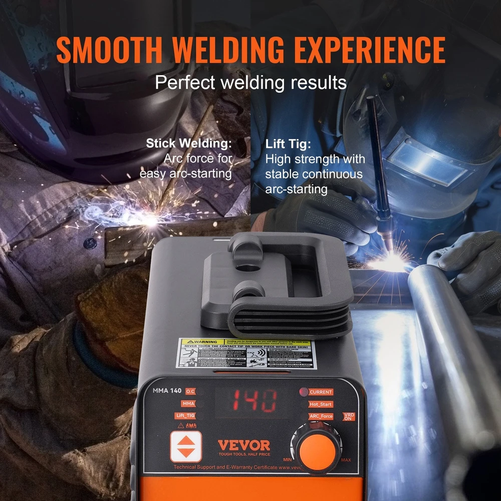 VEVOR Lanko suvirinimo aparatas 220V, 100A 2-in-1