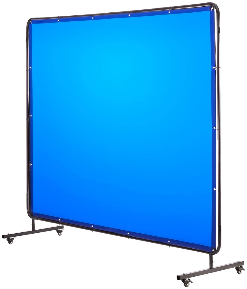 VEVOR Suvirinimo uždanga su rėmu, 1.74 x 2.34 m, mėlyna