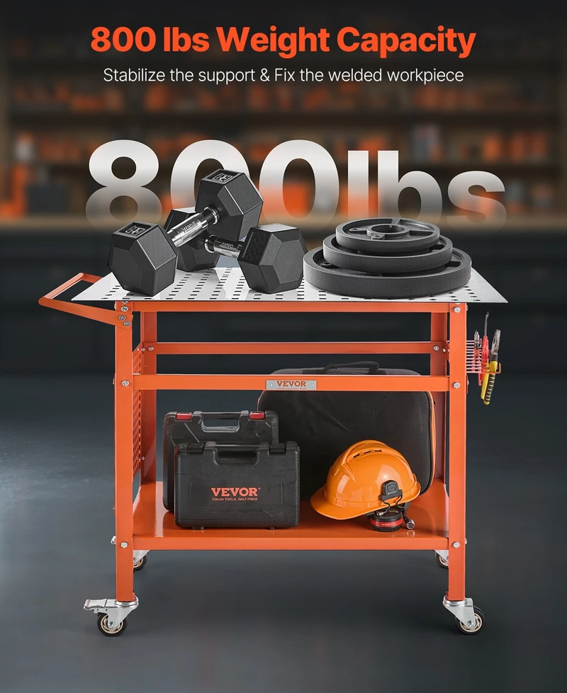 VEVOR Suvirinimo stalas 1016 x 609 mm 363 kg talpos