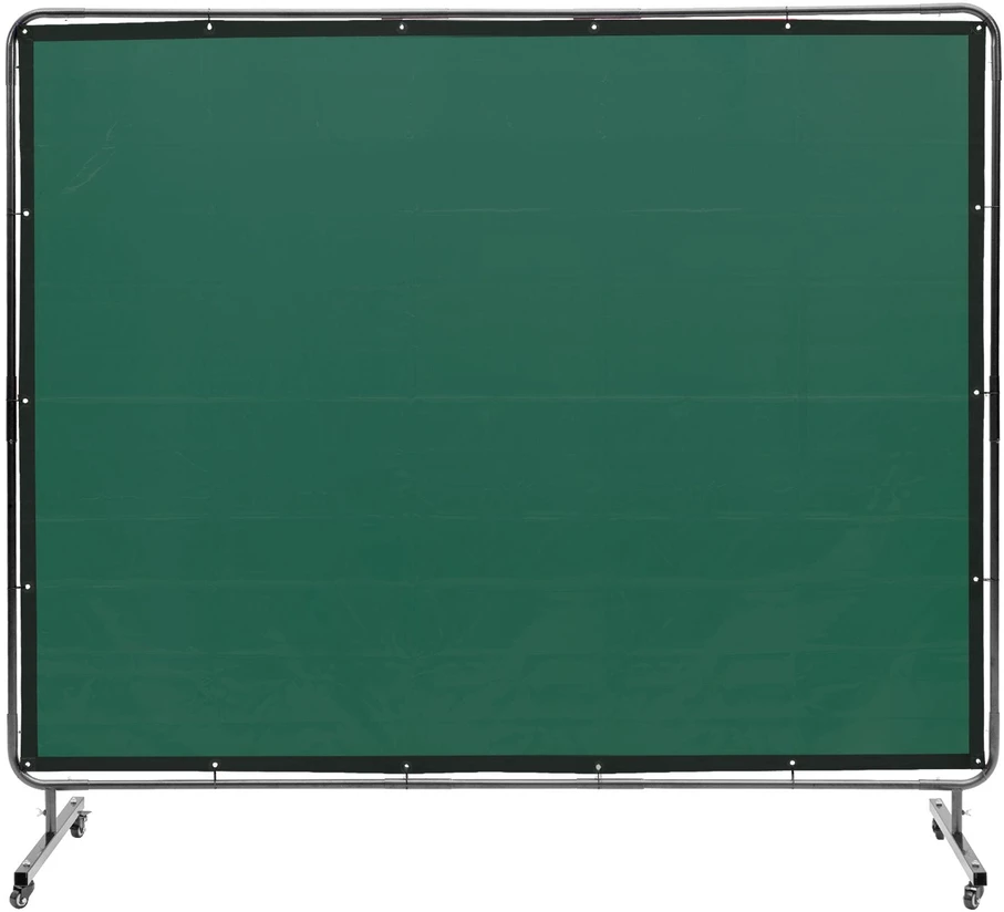 VEVOR Suvirinimo užuolaida su stovu, 183 cm x 244 cm, žalia