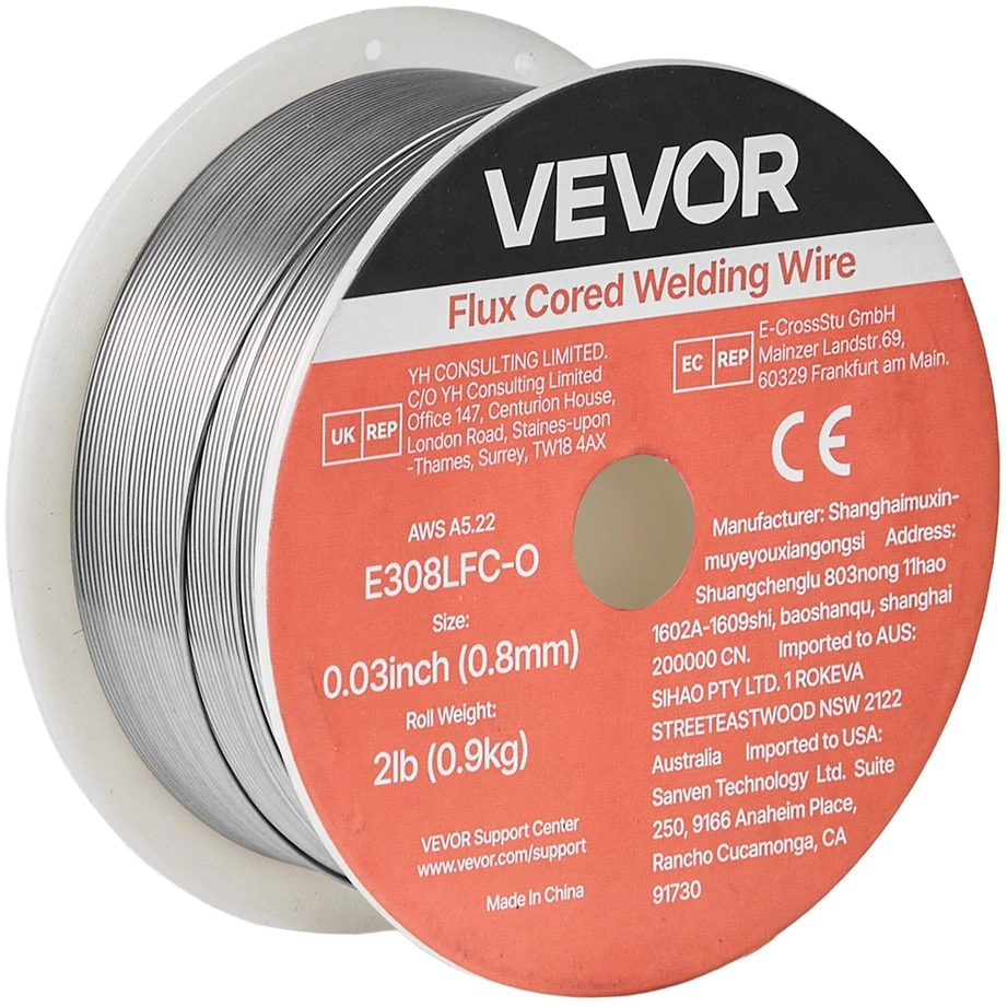 VEVOR Srauto branduolinis MIG suvirinimo viela 0.8mm 0.9kg