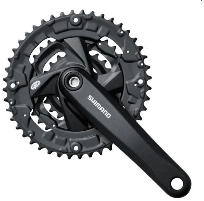 Priekinis žvaigždžių blokas Shimano ALTUS FC-M371-44T 175MM 9-speed juodas-44X32X22T