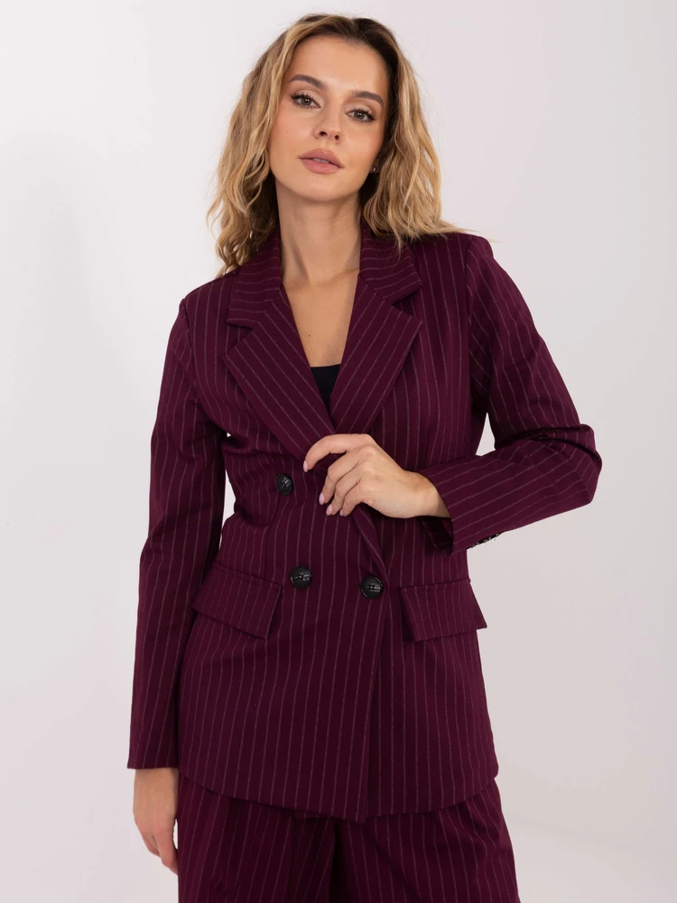 Švarkas bordo spalvos IT MA – elegancijai ir išskirtinumui kiekvienai progai.