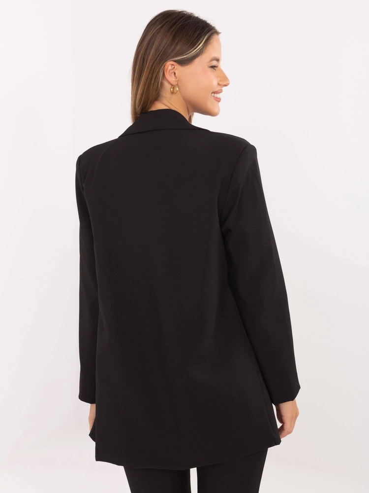 Švarkas moterims -IT-MA-FL8315.85-juoda