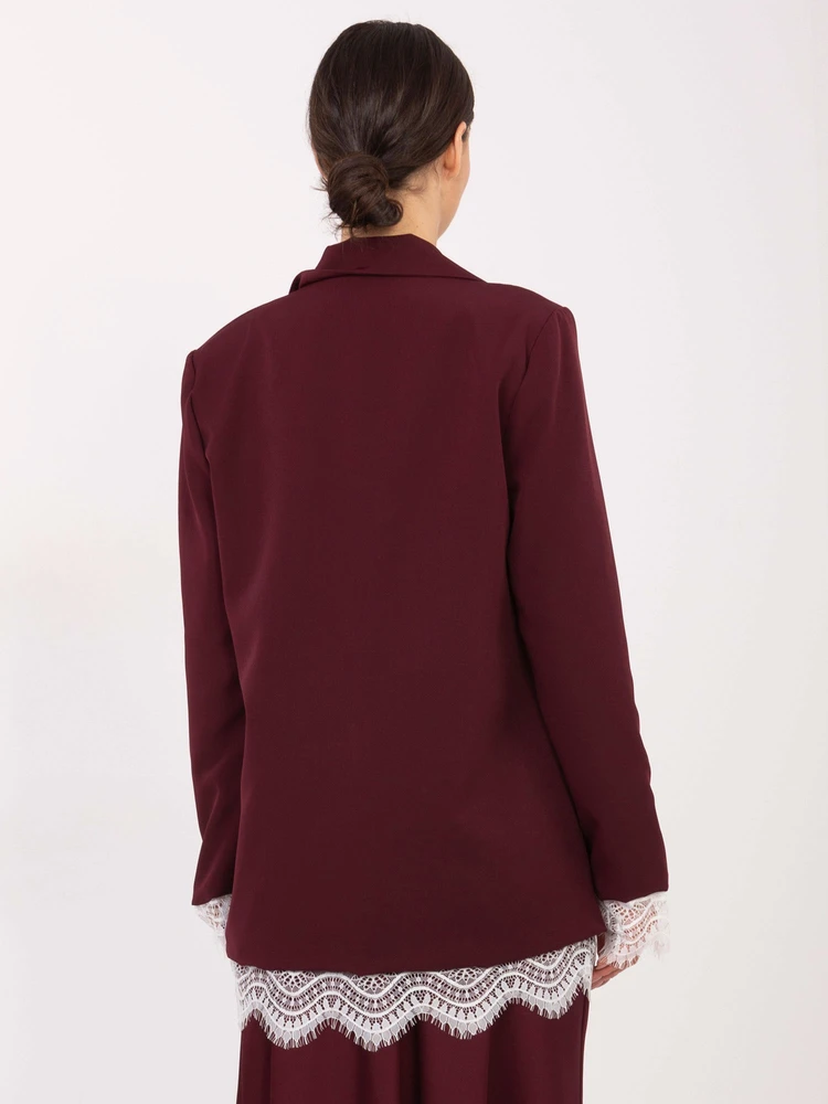 Švarkelis bordo Makadamia – stiliui ir elegancijai kasdien.