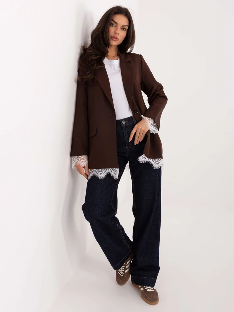 Švarkelis tamsiai rudas IT MA FL9916 – stiliui ir patogumui kasdien.