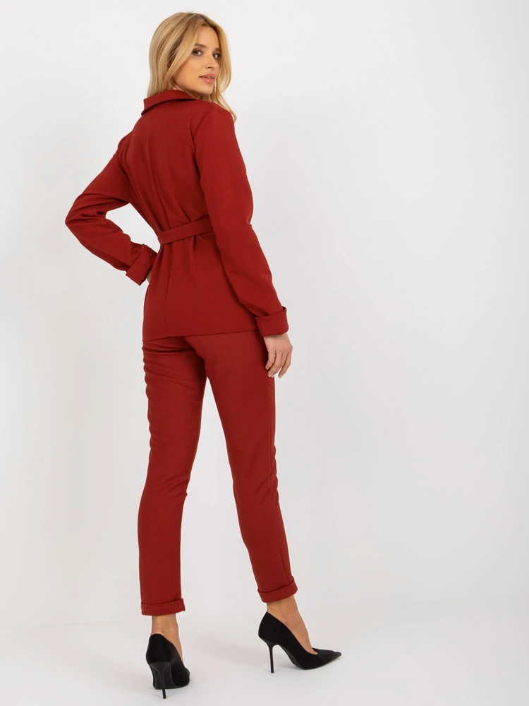 Švarkas moterims -LK-MA-507798.51P-bordo
