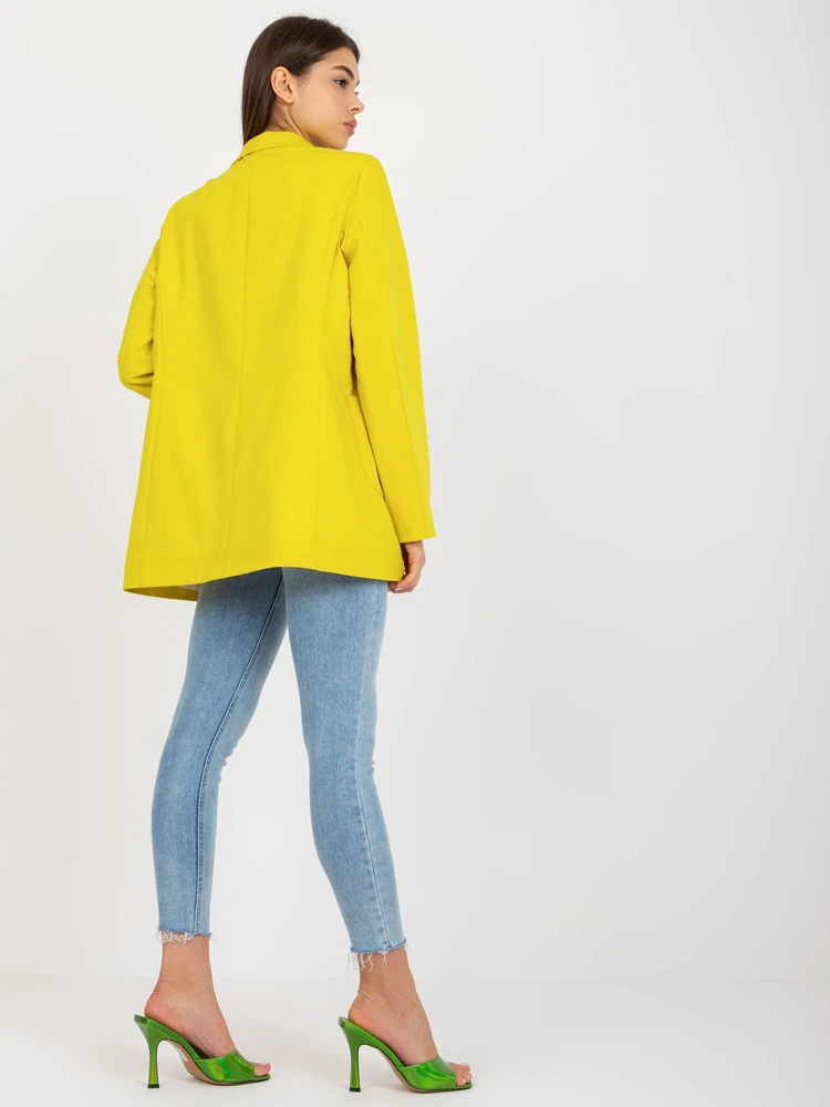 Švarkas moterims LK-MA-509286.52P-geltona