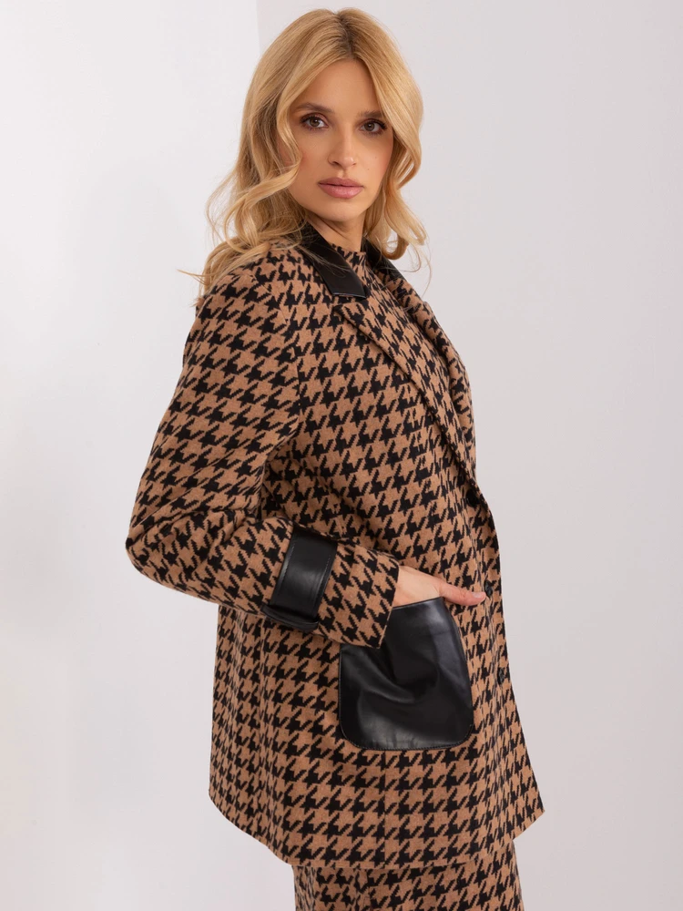 Švarkas moterims -LK-MA-509511.99-juoda