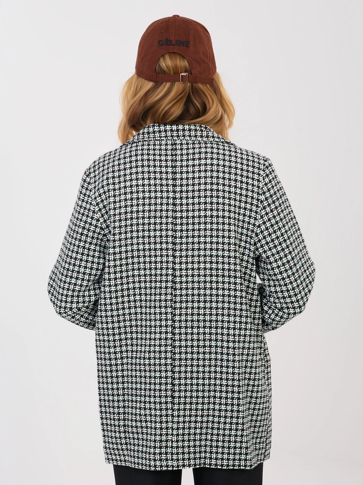 Švarkas moterims -LK-MA-510149.93-juoda-žalia