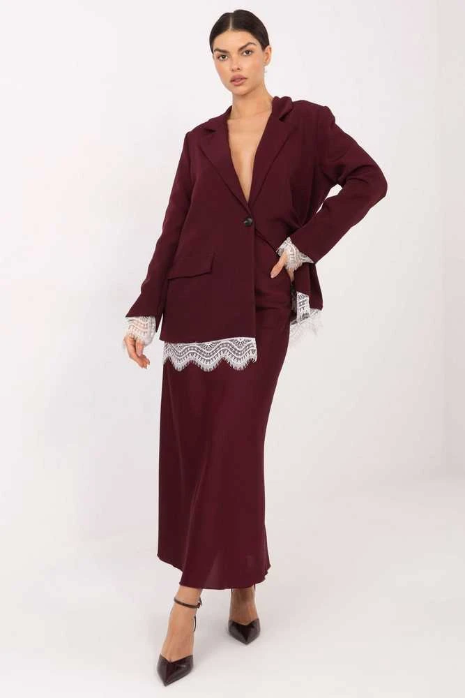 Švarkelis bordo Makadamia – stiliui ir elegancijai kasdien.