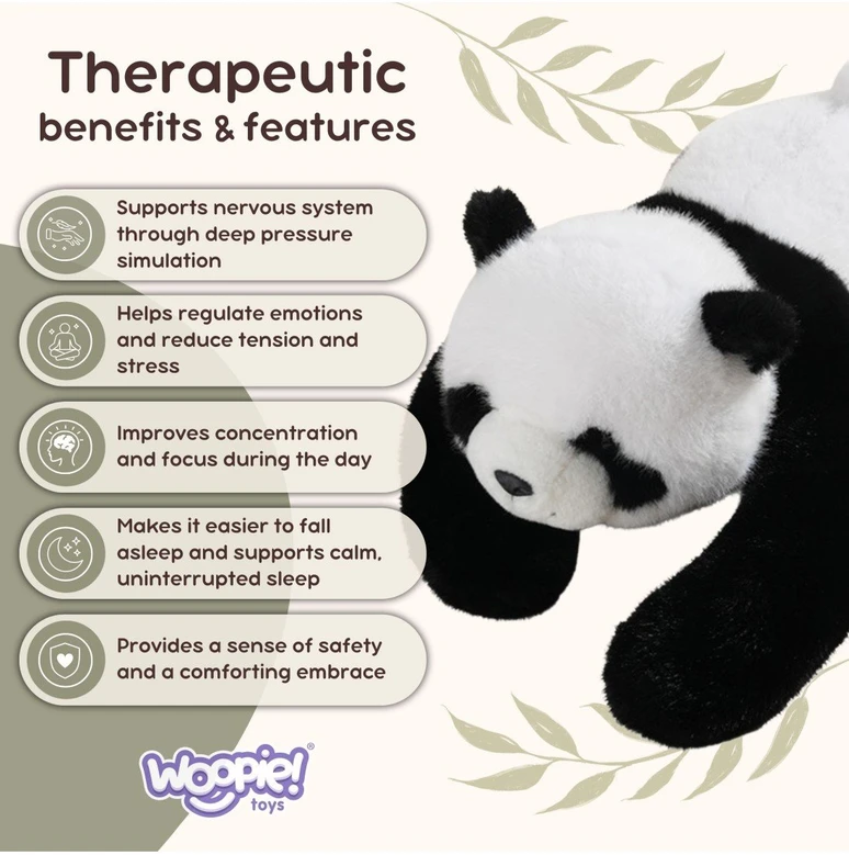 Woopie pliušinė Panda 1kg nuo 3 metų apsunkintas